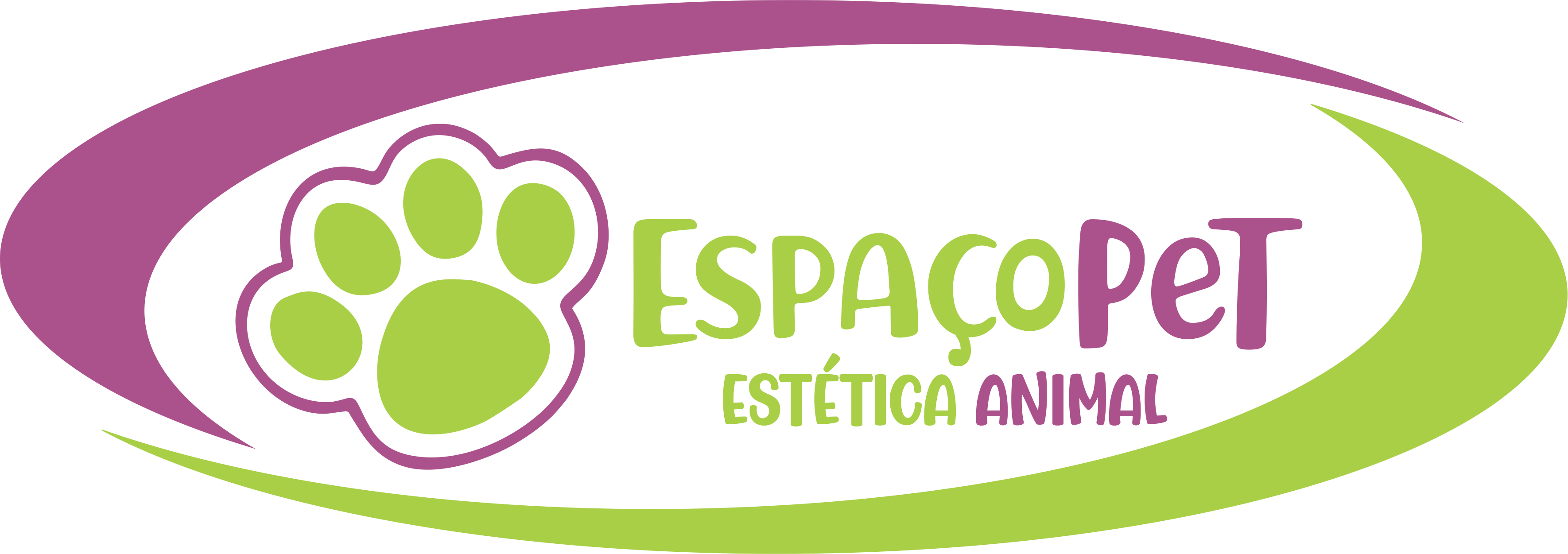 Logo da Espaço Pet, estética animal